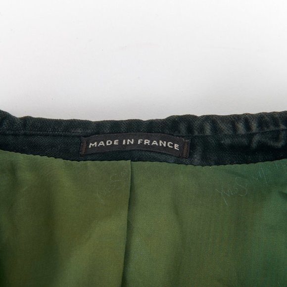 YSL Yves Saint Laurent Men's Vintage Green Velvet Blazer Made in France Size 40 - Picture 11 of 16